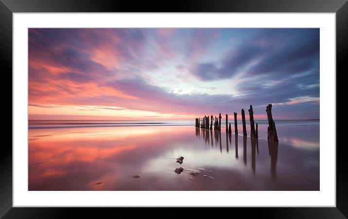 East Beach Nairn Framed Mounted Print by Steve Smith