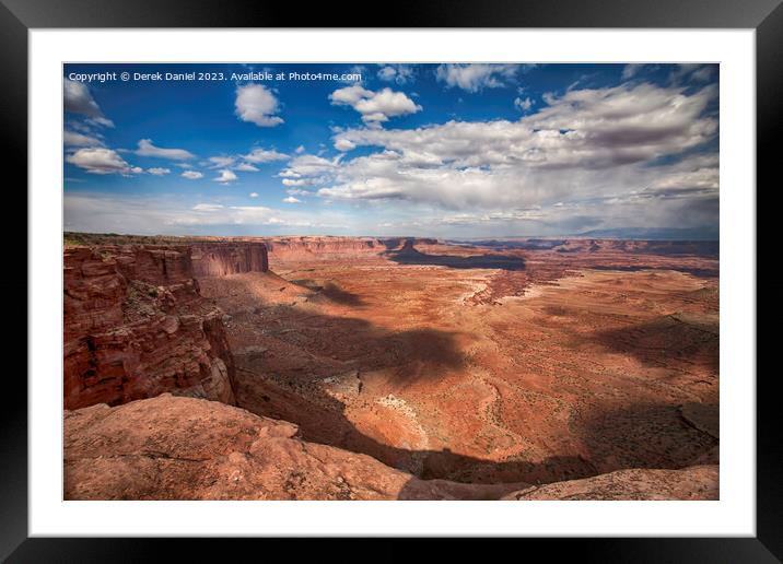 Canyonlands National Park Landscape Framed Mounted Print by Derek Daniel