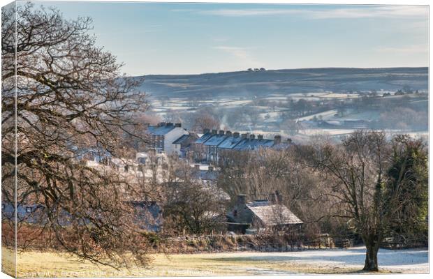 Frosty Middleton-in-Teesdale Canvas Print by Richard Laidler