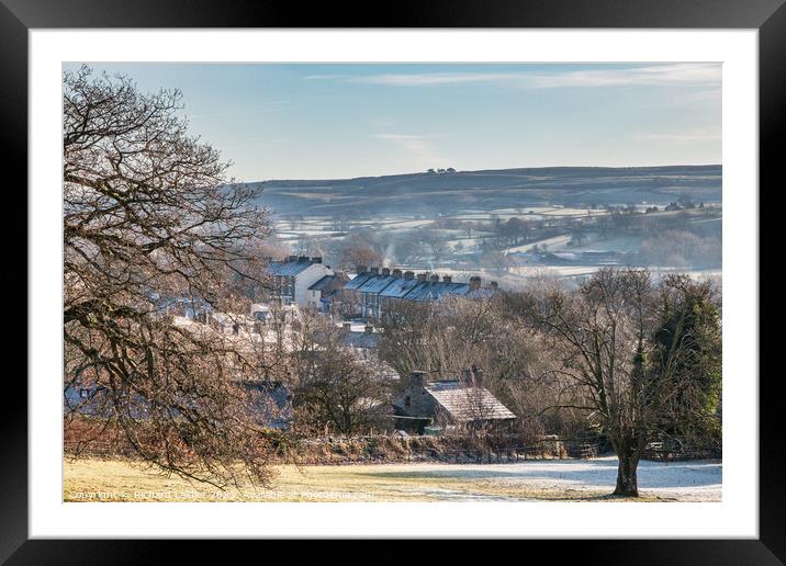 Frosty Middleton-in-Teesdale Framed Mounted Print by Richard Laidler