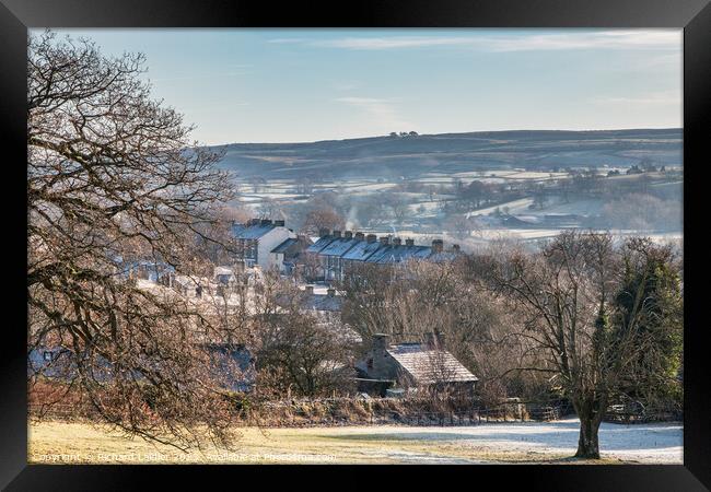 Frosty Middleton-in-Teesdale Framed Print by Richard Laidler