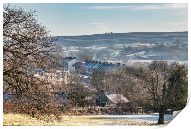 Frosty Middleton-in-Teesdale Print by Richard Laidler
