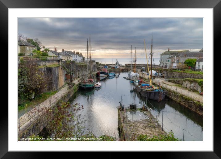 Charlestown Harbour 1 Framed Mounted Print by Andy Durnin