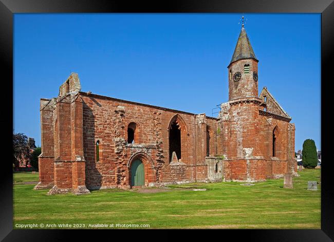 Fortrose Cathedral, Inverness, Fortrose, Scotland, Framed Print by Arch White