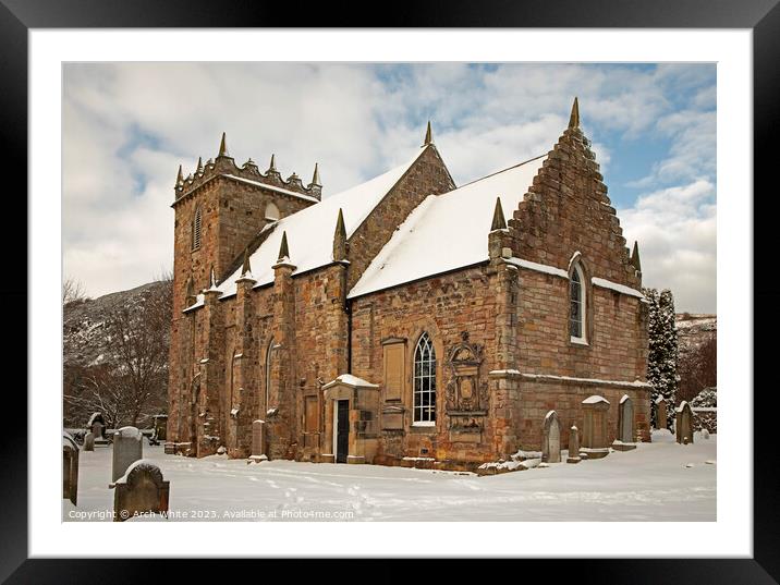 Duddingston Parish Church, Edinburgh, Scotland, UK Framed Mounted Print by Arch White