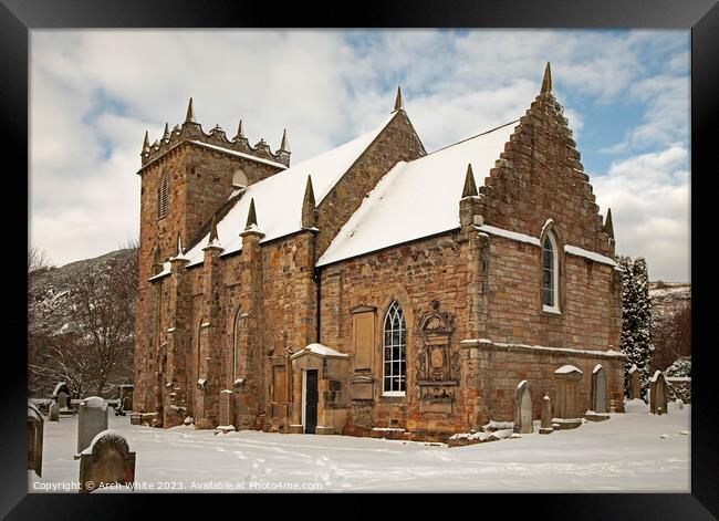 Duddingston Parish Church, Edinburgh, Scotland, UK Framed Print by Arch White
