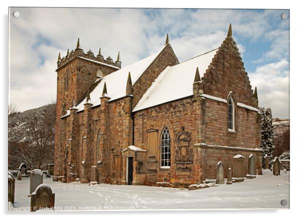 Duddingston Parish Church, Edinburgh, Scotland, UK Acrylic by Arch White