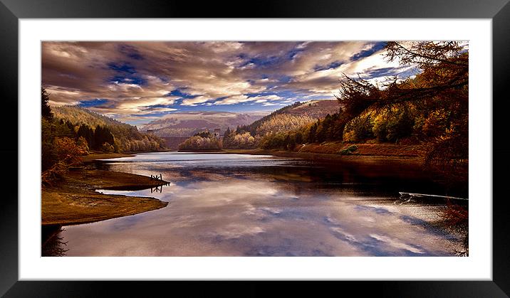 Autumn in the Valley Framed Mounted Print by K7 Photography