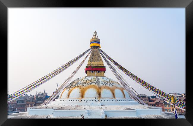 Boudhanath Framed Print by Ambir Tolang