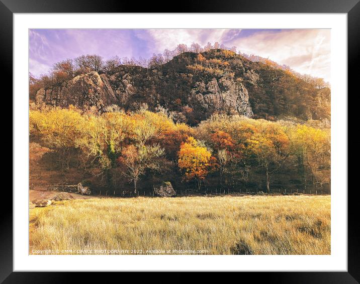 Autumn colours in the Lake District Framed Mounted Print by EMMA DANCE PHOTOGRAPHY