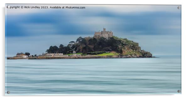 St Michael's Mount Acrylic by Rick Lindley