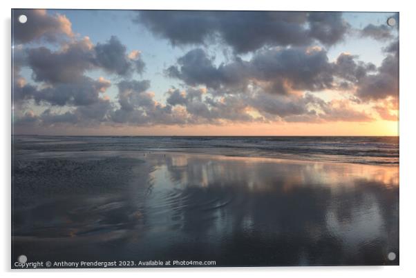 Sunrise Atlantic Beach Acrylic by Anthony Prendergast