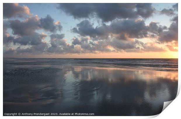Sunrise Atlantic Beach Print by Anthony Prendergast
