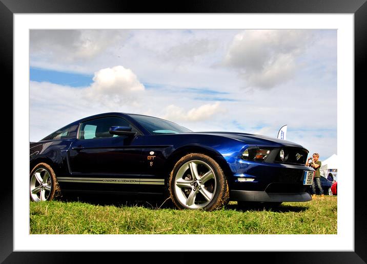 Ford Mustang GT Sports Motor Car Framed Mounted Print by Andy Evans Photos