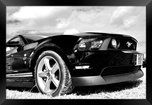 Ford Mustang GT Sports Motor Car Framed Print by Andy Evans Photos