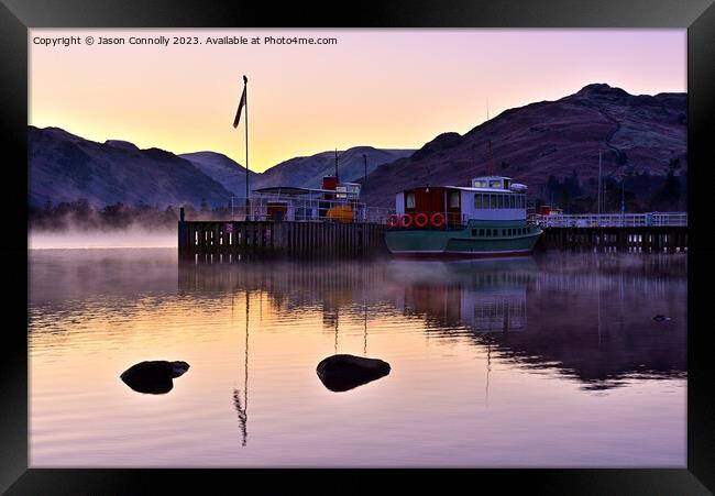 Ullswater Steamers Framed Print by Jason Connolly