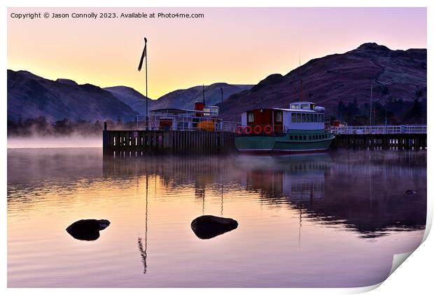 Ullswater Steamers Print by Jason Connolly
