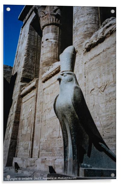 Statue of Horus, Edfu Temple, Egypt Acrylic by Imladris 