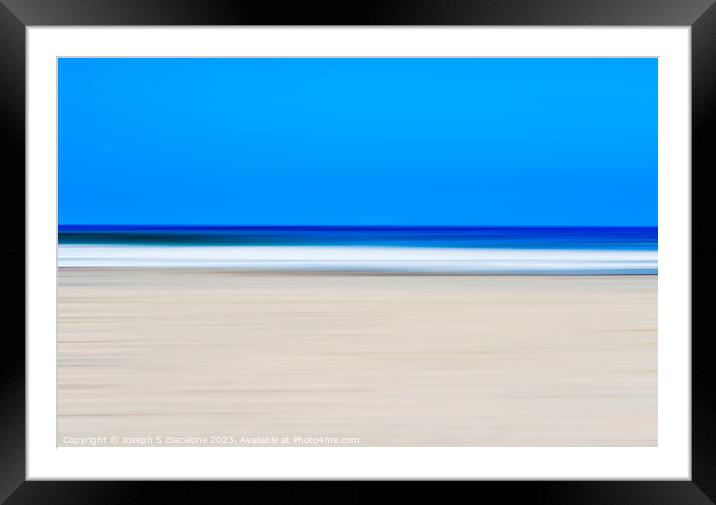 A Transition To Blue Framed Mounted Print by Joseph S Giacalone