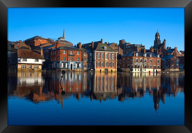 York River Ouse Framed Print by Alison Chambers