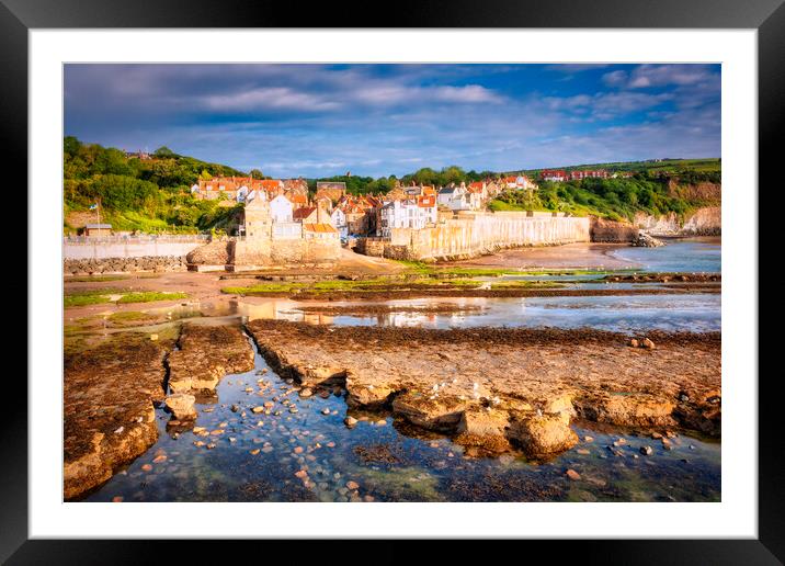 Robin Hood's Bay ~ Sunny May Framed Mounted Print by Tim Hill
