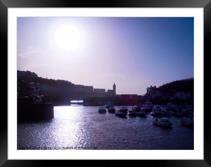 Porthleven harbour  Framed Mounted Print by Beryl Curran