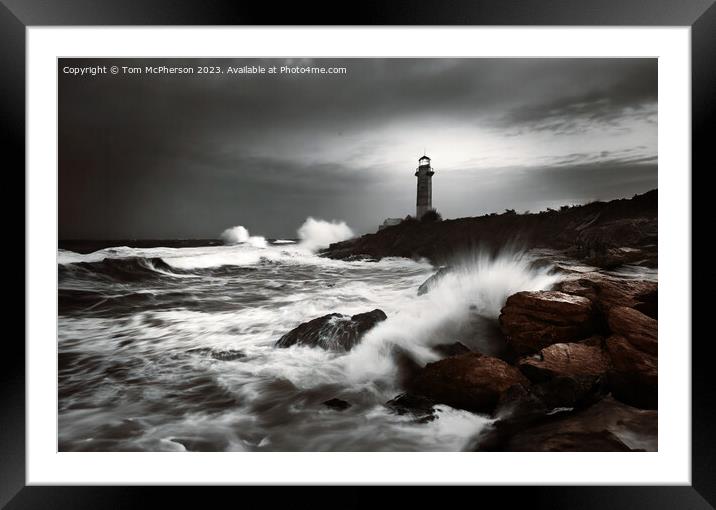 Seascape 78 Framed Mounted Print by Tom McPherson