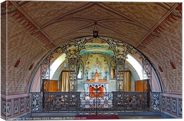 Italian Chapel, Orkney, Orkney Islands, Scotland,  Canvas Print by Arch White