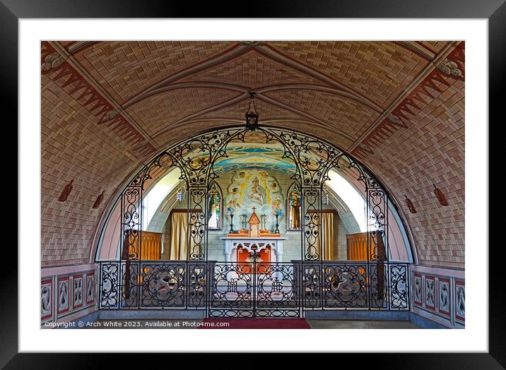 Italian Chapel, Orkney, Orkney Islands, Scotland,  Framed Mounted Print by Arch White