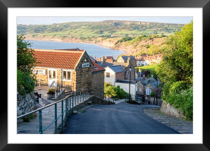 Robin Hoods Bay North Yorkshire Framed Mounted Print by Tim Hill