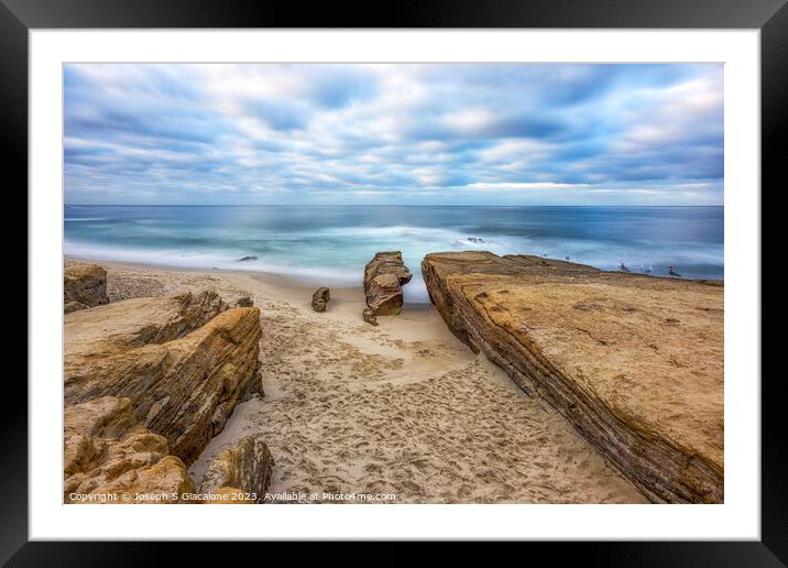 All Points To The Sea Framed Mounted Print by Joseph S Giacalone
