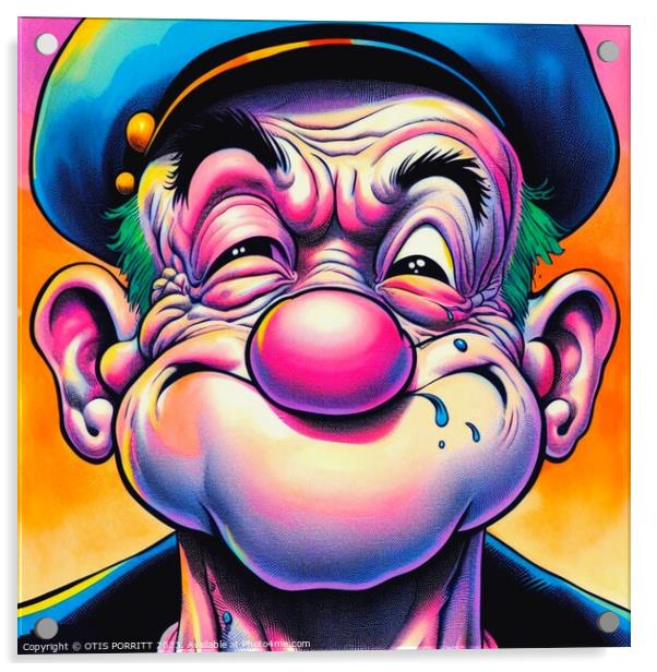 POP ART POPEYE Acrylic by OTIS PORRITT