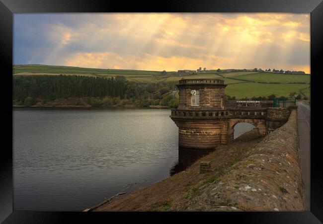 Digley Reservoir  Framed Print by Alison Chambers