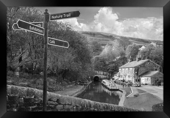 Marsden Tunnel End Framed Print by Alison Chambers