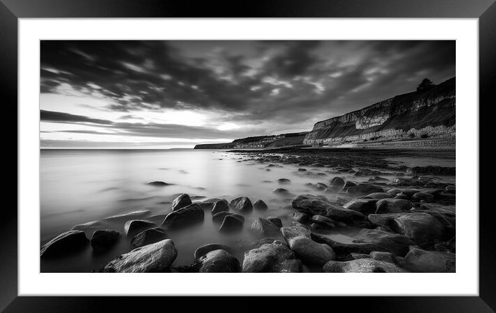 Robin Hoods Bay Sunrise Framed Mounted Print by Steve Smith