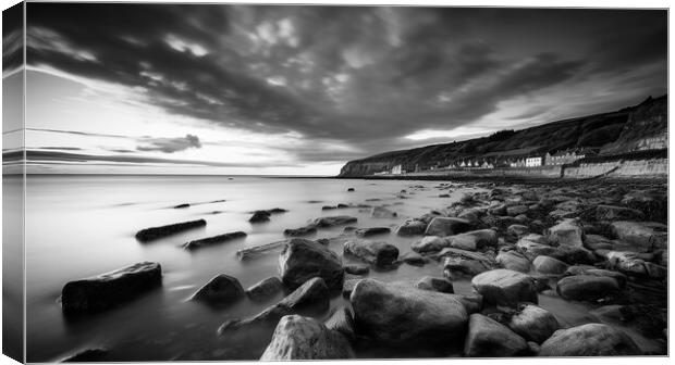 Robin Hoods Bay Sunrise Canvas Print by Steve Smith