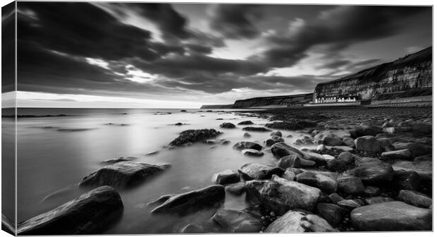 Robin Hoods Bay Sunrise Canvas Print by Steve Smith