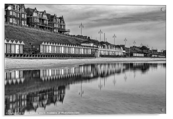 Lowestoft Seafront Reflections Acrylic by David Powley