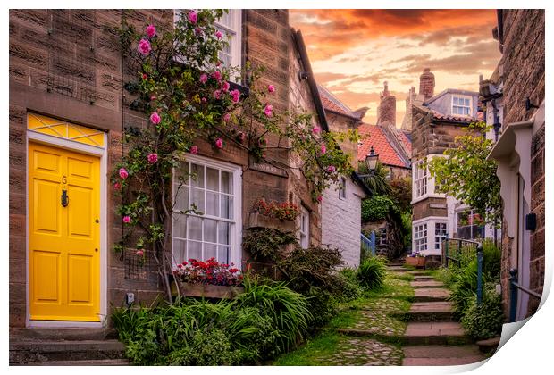 Robin Hood's Bay ~ Iconic Sunny Place Print by Tim Hill