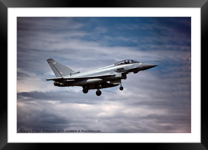 The Typhoon FGR.Mk 4  Framed Mounted Print by Tom McPherson