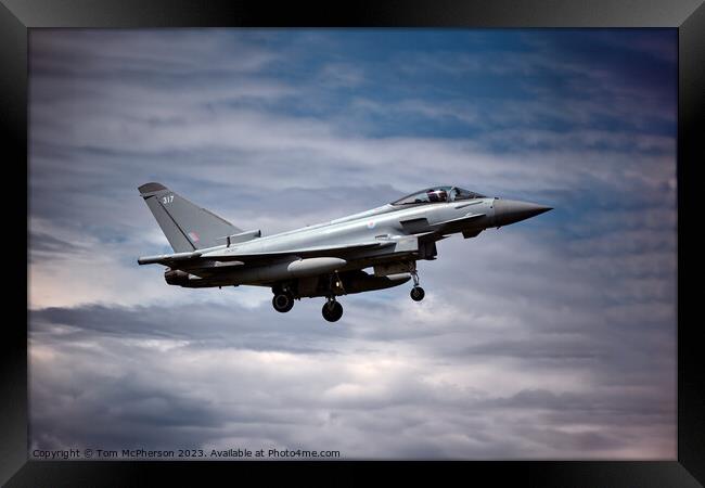 The Typhoon FGR.Mk 4  Framed Print by Tom McPherson