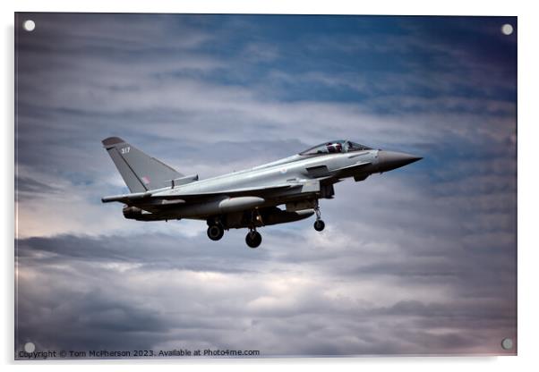The Typhoon FGR.Mk 4  Acrylic by Tom McPherson