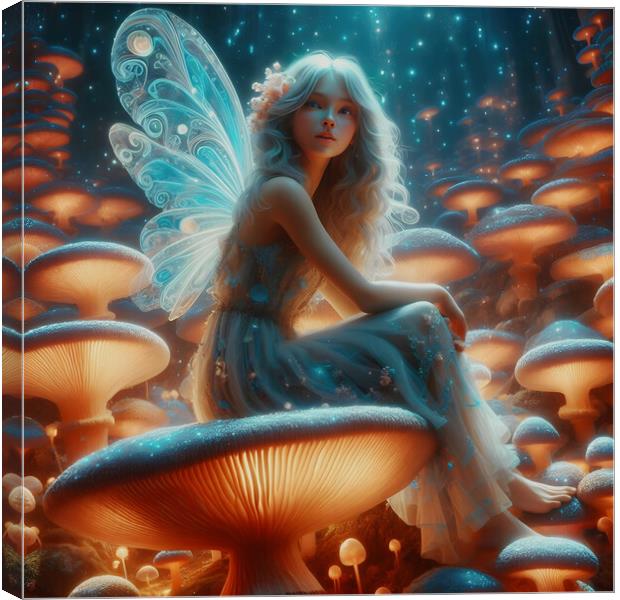 Fairy Girl Canvas Print by Scott Anderson