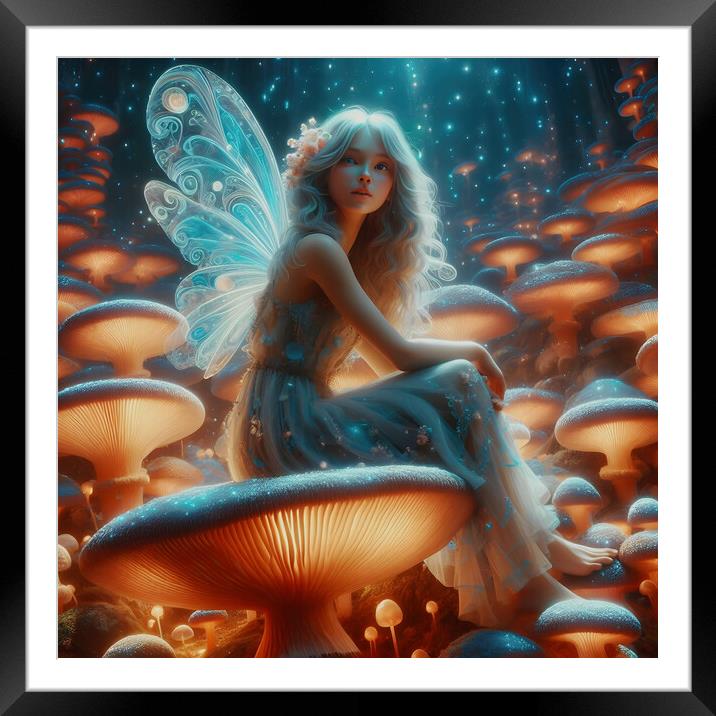 Fairy Girl Framed Mounted Print by Scott Anderson
