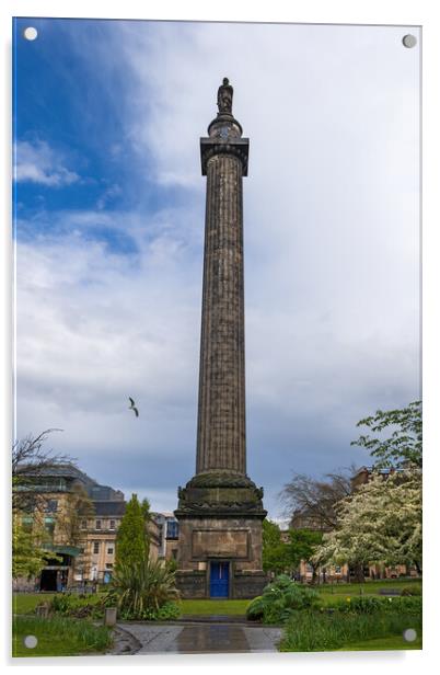 Melville Monument In Edinburgh Acrylic by Artur Bogacki