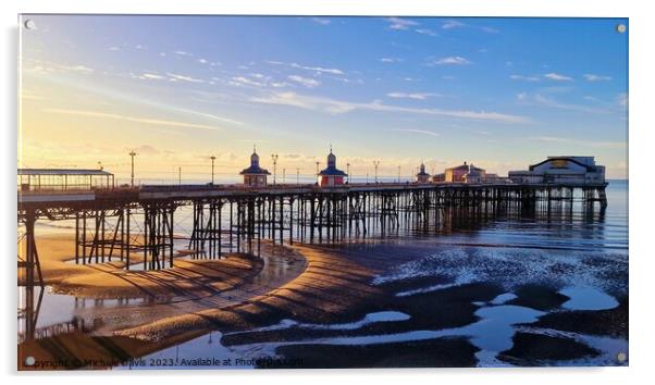 North Pier, Blackpool Acrylic by Michele Davis