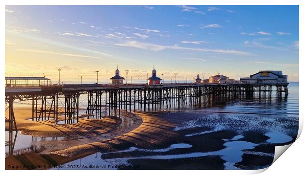 North Pier, Blackpool Print by Michele Davis