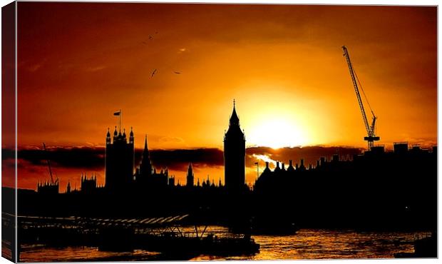 Westminster, london Canvas Print by Rachael Smith