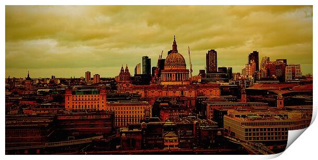 St Paul's Cathedral  Print by Rachael Smith