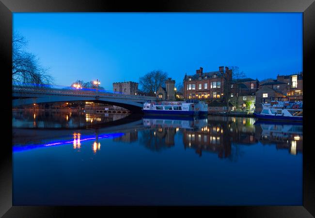 York River Ouse Framed Print by Alison Chambers